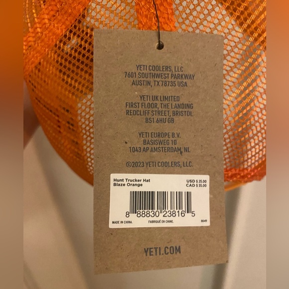 Orange Yeti Hat - Picture 3 of 4